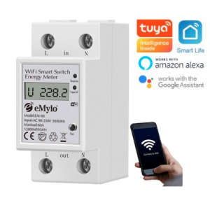 Compteur contacteur EMYLO 60A WIFI Smart Life et Tuya - AI-90