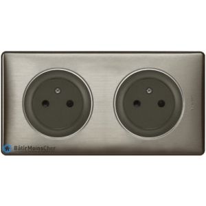 Double prise Surface Céliane graphite - Plaque Tungstène
