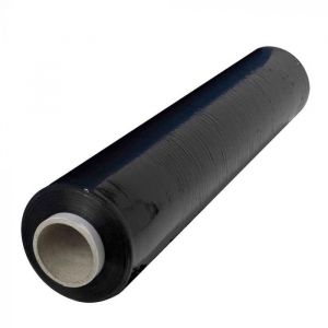 Film étirable emballage - Largeur 45 cm Longueur 270 m opaque noir