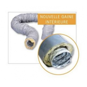Gaine souple isolée INT Alu 25mm Atlantic