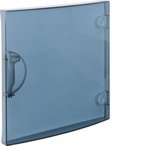 Porte transparente pour coffret 1 rangée 13 modules - GD113A - Hager - GP113T