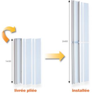 Goulotte GTL pliante pour tableau 13 modules