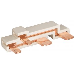 Mini connecteur de pontage référence GTL2P55 de la marque Solera. Permet la connexion du dispositif différentiel au disjoncteur magnétothermique. Tension nominale 230-400Vac pour une intensité nominale de 63A.