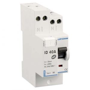 Interrupteur différentiel Eur'Ohm 40A type A 30mA NF - 23340