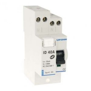 Interrupteur différentiel Eur'Ohm 40A type AC 30mA NF - 23240