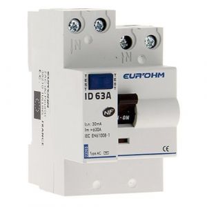 Interrupteur différentiel 63A type AC 30mA NF