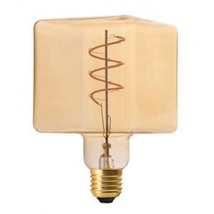 Lampe déco CUBE E27 3,5W ambrée 2200K