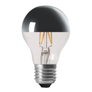 Lampe déco E27 4W – Calotte argentée 2500K