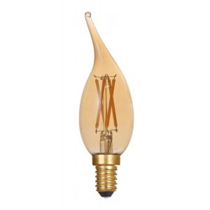 Lampe flamme coup de vent 4W ambrée 2500K