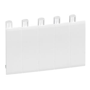 Obturateur blanc 5 modules séparable Legrand 001660