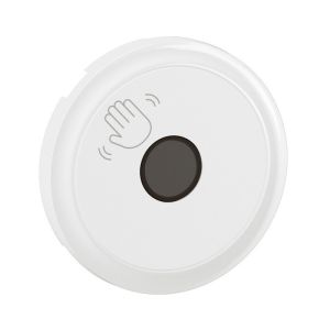 Enjoliveur interrupteur ou va-et-vient sans contact Céliane blanc antimicrobien Legrand CB0003