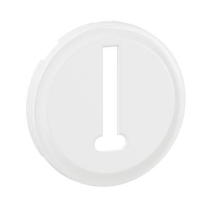 Enjoliveur blanc pour prise téléphone avec 8 contacts de la gamme Céliane référence CB0338 de la marque Legrand