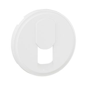 Enjoliveur de couleur blanc pour prise RJ45 Céliane. Enjoliveur de référence CB0340 de la marque Legrand.