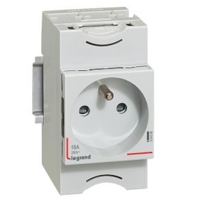 Prise de courant modulaire 2P+T 16 A pour tableau électrique Legrand 004280