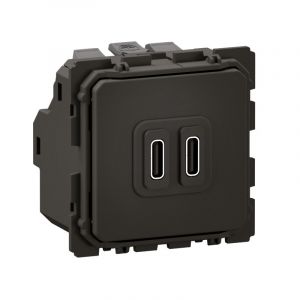 Double prise chargeur USB Type-C Céliane - 20W Charge rapide - CM0154