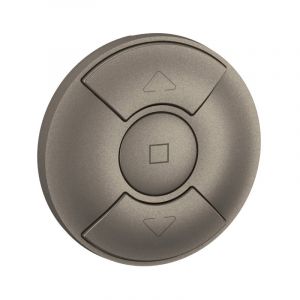 Enjoliveur interrupteur ou poussoir volets roulants Céliane Titanium - CT0025