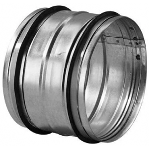 Manchon raccord mâle en acier galvanisé, raccord à joint D 160 mm