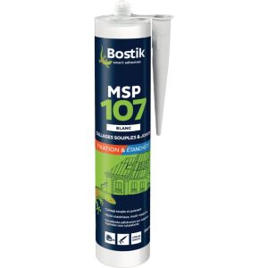 Mastic colle support humide MSP107 gris 290 ml