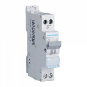 Disjoncteur Hager 32A - Borne auto/vis - MFS732 - Hager