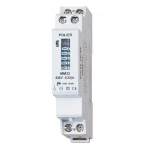 Compteurs électriques modulaires monophasés 32 A Monophasé