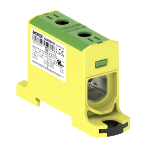 Bloc de Jonction Morek OTL95 Jaune/Vert aluminium/cuivre 6-95mm² 1000V 
