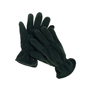 Gants en laine polaire noir