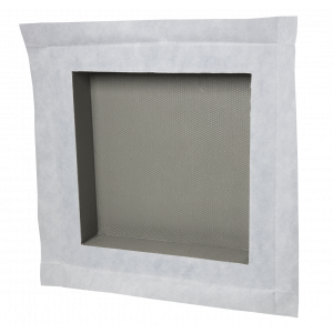 Niche à carreler étanche profondeur de 9 cm de la marque Marmox. Format intérieur. Dimensions 30x30x9 cm.