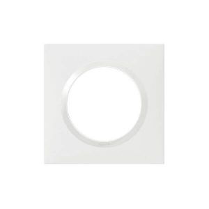 Plaque carrée dooxie 1 poste finition blanc - 600801 - Legrand