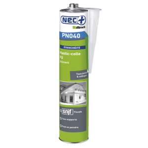 Mastic-colle PU bâtiment PN040 blanc - 310mL - Q00JH8 - NEC+ ILLBRUCK