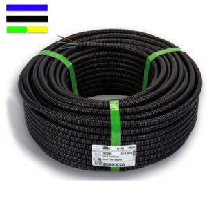 Gaine 16 préfilée 3g1,5 bleu-noir-vert jaune 100m - 20020004 - Legrand