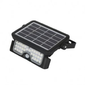 Projecteur Exterieur LED Solaire Noir 5W 4000K IP65