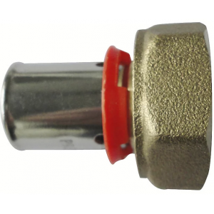 Raccord droit PER à sertir Femelle de MB Expert. Pour tube PER à sertir, profil H ou RF. Application eau chaude et eau froide sanitaire, et réseau de chauffage. 