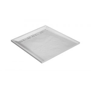 Receveur en résine gamme HD Slate Line de la marque Marmox. Receveur blanc ral.9010.