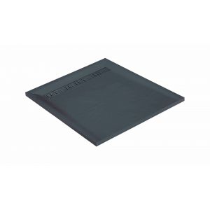 Receveur en résine série HD Slate Line de la marque Marmox, couleur gris (7015) avec une texture imitation ardoise.