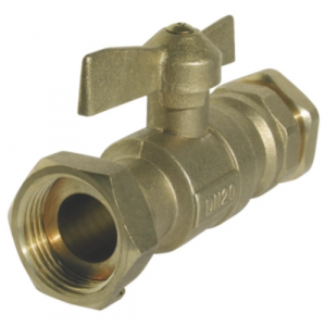 Robinet avant compeur 25 écrou 3/4"F