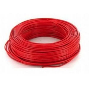 Fil H07VU 2.5mm² Rouge en 100m - FIL001105 - Bâtir Moins Cher 