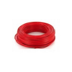 Fil H07VU 6mm² Rouge en 100m - Bâtir Moins Cher