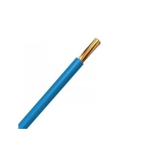  Fil électrique rigide H07VR 16mm² Bleu - Au mètre 