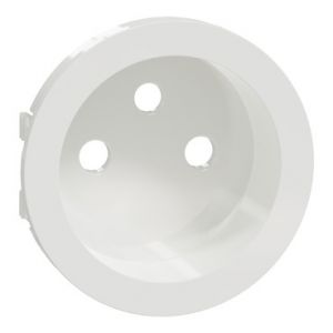 Enjoliveur seul de couleur Blanc référence S520659 de la gamme Odace 2011 pour prise de courant 2P+T 16A Odace 2011 de la marque Schneider.