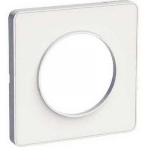 Plaque 1 poste Odace Touch - Blanc - S520802 - Schneider