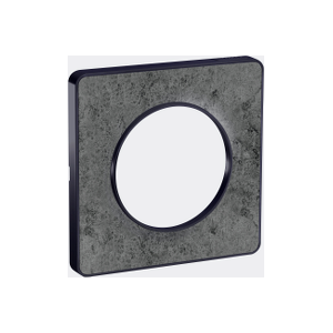 Plaque 1 poste Odace Touch - Pierre galet - schneider - s540802U