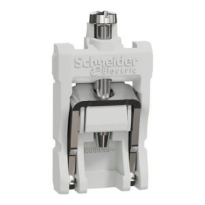 Vue de face de la griffe. Sachet de 20 griffes courtes S989690 Odace Schneider pour boîtes 30/40 mm - Longueur 32,5 mm