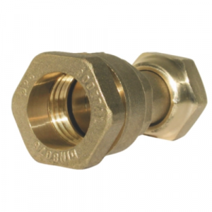  Raccord droit laiton PE diamètre 25 écrou 3/4F" 