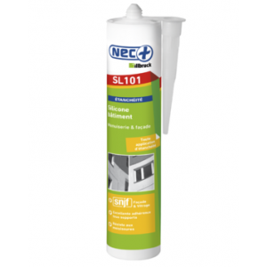 Silicone de menuiserie translucide - Cartouche de 310mL - NEC+ ILLBRUCK - Q00JHB