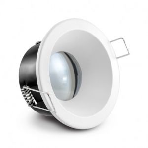 Support de spot Basse Luminance bbc Rond Etanche blanc Ø85 IP65