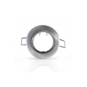 Support de spot vision-el rond argent 77mm Fixe 7709 VISION EL