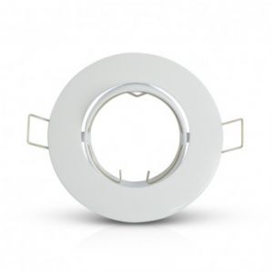 Support plafond Rond Orientable Blanc Ø93 mm