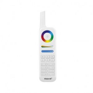 Télécommande RF gamme 8 zones RGB+W - Vision-EL - 6108