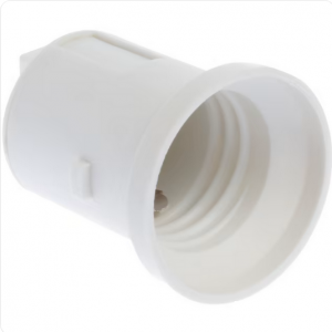 Douille Avec Câble E27 Floron 1 Mètre - Blanc, Pour Ampoule, Installation Facile
