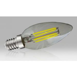 Ampoule à filament LED flamme E14 - 4W blanc neutre